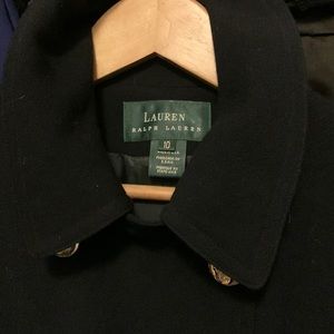 Lauren for Ralph Lauren, navy, Waist length Wool Jacket